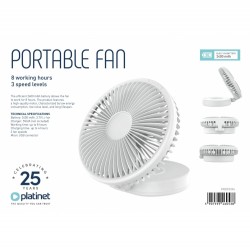 Platinet Desk Ανεμιστηράκι Αναδιπλούμενο