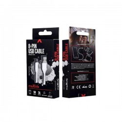 Maxlife USB to Lightning Cable Λευκό 1m (MXUC-04W)
