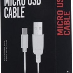 Maxlife Regular USB 2.0 to micro USB Cable Λευκό 1m (EPF1002)