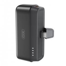 XO PR244 USB-C Power Bank 5000mAh 20W με Θύρα USB-C Quick Charge 2.0 / Quick Charge 3.0 Μαύρο