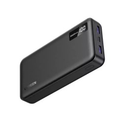 Ugreen PB312 Power Bank 20000mAh 20W με 2 Θύρες USB-A και Θύρα USB-C Μαύρο