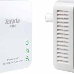 Tenda P200 Powerline Διπλού Kit για Ενσύρματη Σύνδεση και Θύρα Ethernet