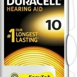Duracell Μπαταρίες Ακουστικών Βαρηκοΐας 10 1.45V 6τμχ
