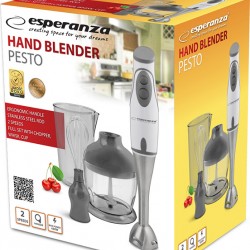 Esperanza Ραβδομπλέντερ με Ανοξείδωτη Ράβδο 450W Λευκό