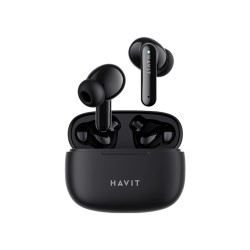 Havit TW967 In-ear Bluetooth Handsfree Ακουστικά με Θήκη Φόρτισης Μαύρα
