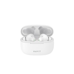 Havit TW967 In-ear Bluetooth Handsfree Ακουστικά με Θήκη Φόρτισης Λευκά