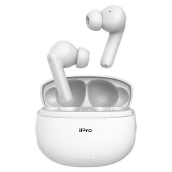 iPro TW300 In-ear Bluetooth Handsfree Ακουστικά με Θήκη Φόρτισης Λευκά