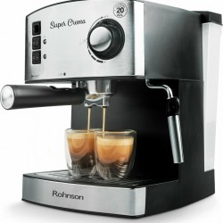 IQ EX Μηχανή Espresso 850W Πίεσης 15bar Ασημί