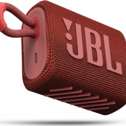 JBL Go 3 Αδιάβροχο Ηχείο Bluetooth 4.2W με Διάρκεια Μπαταρίας έως 5 ώρες Κόκκινο