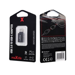 Maxlife Μετατροπέας USB-C male σε USB-A female