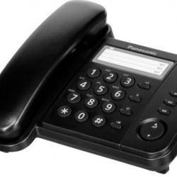 Panasonic KX-TS520EX2 Ενσύρματο Τηλέφωνο Γραφείου Μαύρο