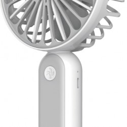 Platinet Rechargeable Desk Fan 1200 mah Ανεμιστηράκι Χειρός USB Επαναφορτιζόμενο Γκρι