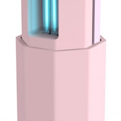 Mini αποστειρωτής υπεριώδους ακτινοβολίας UVC UVS-PK, φορητός, ροζ