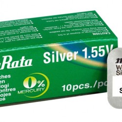 MURATA μπαταρία Silver Oxide για ρολόγια SR521SW, 1.55V, No379, 10τμχ