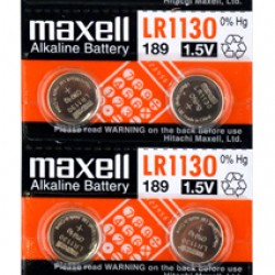 MAXELL αλκαλικές μπαταρίες LR1130, 1.5V, 10τμχ
