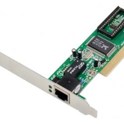 POWERTECH κάρτα επέκτασης PCI σε 1x RJ45 ST701, RTL8139D, 10/100Mbps