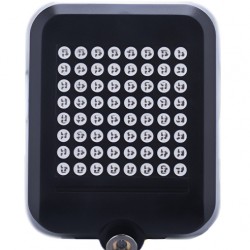 Έξυπνος οπίσθιος φωτισμός ποδηλάτου BIKE-0034, LED, μπαταρία, USB, μαύρο