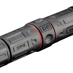 GOOBAY αδιάβροχος σύνδεσμος RJ45 Cat 6 79566, IP68, μαύρο