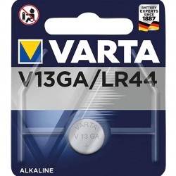 VARTA αλκαλική μπαταρία LR44, 1.5V, 1τμχ