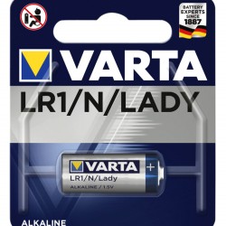 VARTA αλκαλική μπαταρία LADY LR1 N, 1.5V, 1τμχ