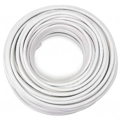 MABIKAL καλώδιο κεραίας 75Ohm, 1mm, 100m, λευκό