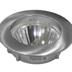 ADELEQ μεταλλικό πλαίσιο spot για G5.3, χωνευτό, 12V, 50W, inox, 2τμχ