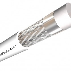 ACCORDIA ομοαξονικό καλώδιο τηλεόρασης 75OHM, 1mm, 100m, λευκό