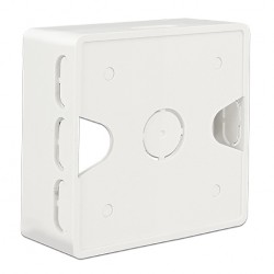 DELOCK οπίσθιο κουτί για Keystone πρίζα τοίχου 86128, λευκό