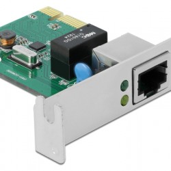 DELOCK κάρτα επέκτασης PCI Express σε RJ45 90381, 1000Mbps, low profile
