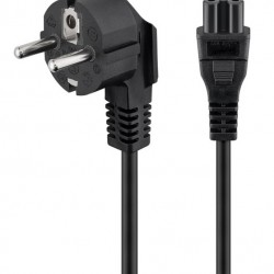 POWERTECH καλώδιο τροφοδοσίας CAB-P027, CCA, 3x 0.75mm, 1.5m, μαύρο