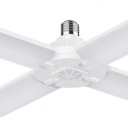 POWERTECH LED λάμπα E27-018, 4x αναδιπλούμενα πτερύγια, 52W, 4000K, E27