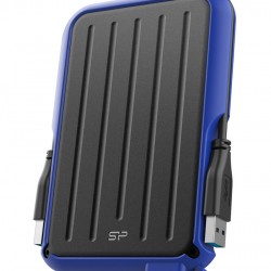 SILICON POWER εξωτερικός HDD Armor A66, 2TB, USB 3.2, μπλε