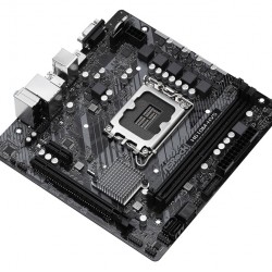 ASROCK μητρική H610M-HVS, 2x DDR4, s1700, USB 3.2 Gen1, mATX