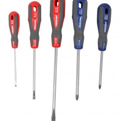 PROLINE σετ κατσαβίδια 10208, 3x ίσια & 2x σταυρωτά, μαγνητικά, 5τμχ