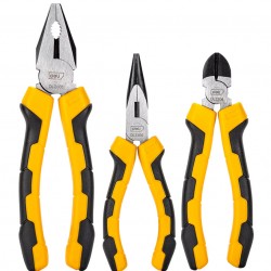 DELI σετ πένσες DL2008-3 με αντιολισθητικές λαβές, 20.5/17.5/17cm, 3τμχ