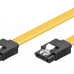 POWERTECH καλώδιο SATA III CAB-W045, 6 Gb/s, 0.70m, κίτρινο