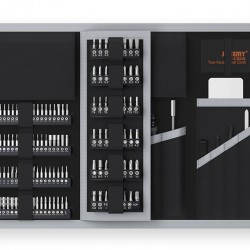 JAKEMY σετ εργαλείων YF-P13 επαγγελματικών προδιαγραφών, 201τμχ