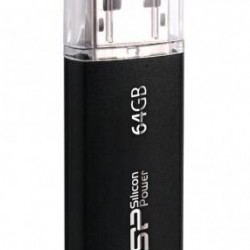 SILICON POWER USB Flash Drive Ultima II-I, 64GB, USB 2.0, μαύρο