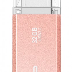SILICON POWER USB Flash Drive Helios 202, 32GB, USB 3.2, ροζ χρυσό