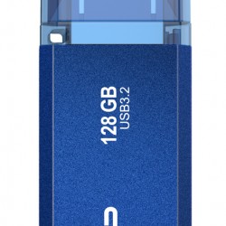 SILICON POWER USB Flash Drive Helios 202, 128GB, USB 3.2, μπλε
