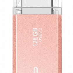 SILICON POWER USB Flash Drive Helios 202, 128GB, USB 3.2, ροζ χρυσό