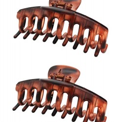 ROXXANI κλιπ μαλλιών RXN-0014, καφέ, 11cm, 2τμχ