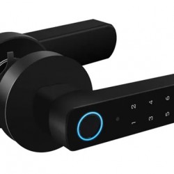 SECUKEY ηλεκτροπύρος D100-BT, συνδυασμού & fingerprint, μαύρος