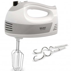 BRUNO μίξερ χειρός BRN-0110, 500W, 5 ταχύτητες & turbo, λευκό