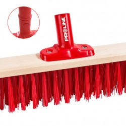 PROLINE ξύλινη σκούπα 14300 με συνθετική τρίχα 8cm, click system, 30cm