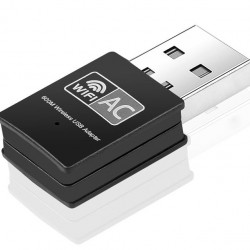 POWERTECH ασύρματος USB αντάπτορας δικτύου PT-1041, 600Mbps, 2.4/5GHz