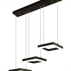 POWERTECH LED φωτιστικό οροφής HLL-0103, 35W, 4000K, 70x120cm, μαύρο