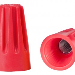 Σύνδεσμος καλωδίου twist-on P1 TOOL-0085, Φ8.6mmx15.2mm, κόκκινος, 25τμχ