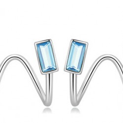 BAMOER σκουλαρίκια καρφωτά SCE1463 με κυβική ζιρκόνια, ασήμι 925, ασημί