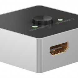 GOOBAY HDMI switch 58486, 2-in σε 1-out, 4K/60Hz, μαύρο